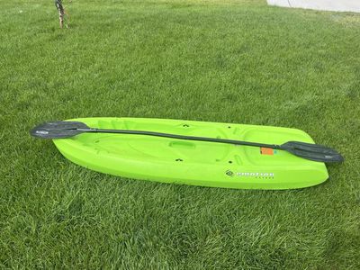 Emotion Kayaks Green Sit-On-Top Kayak with Paddle