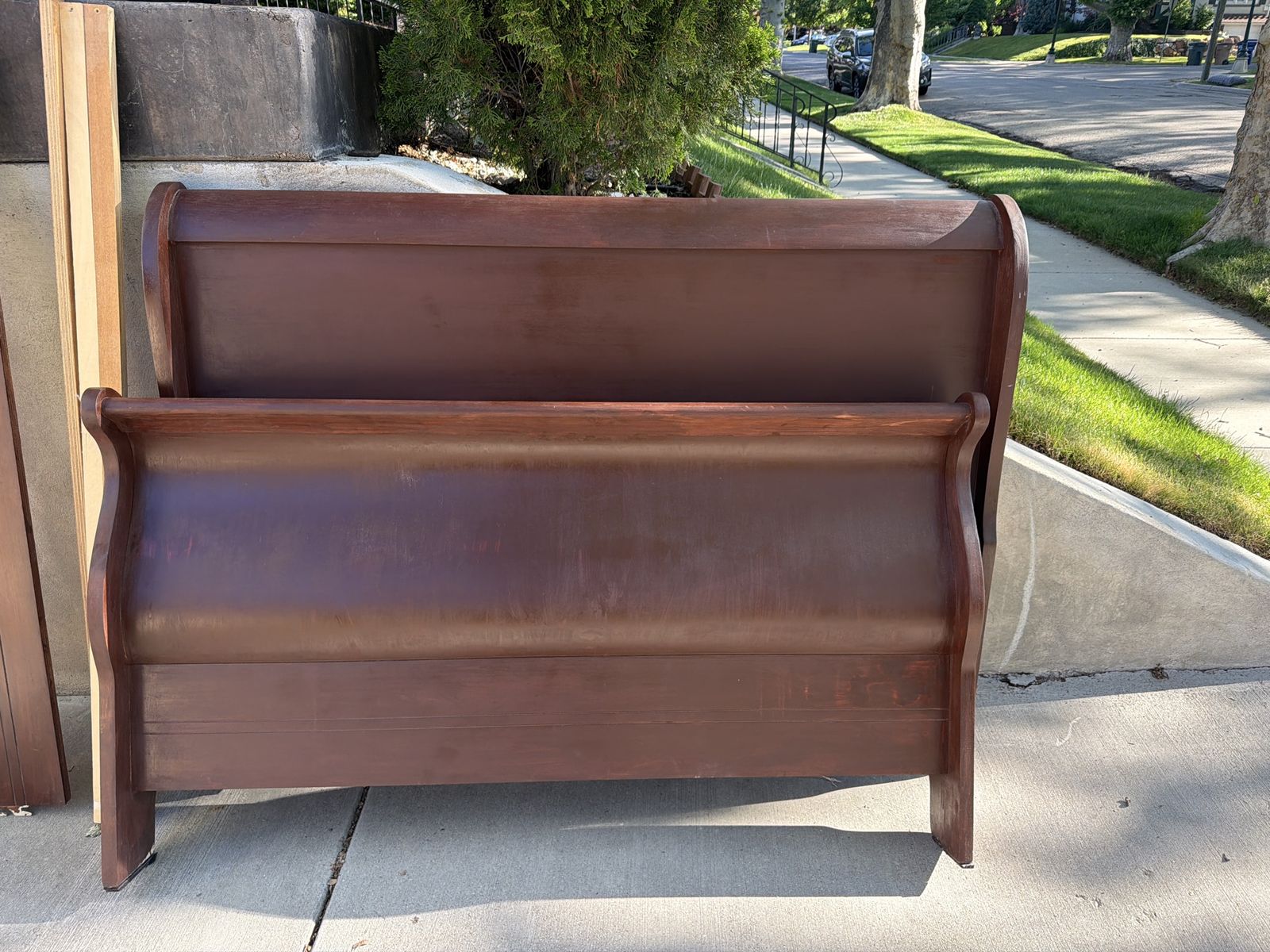 Free Queen Sleigh Bed