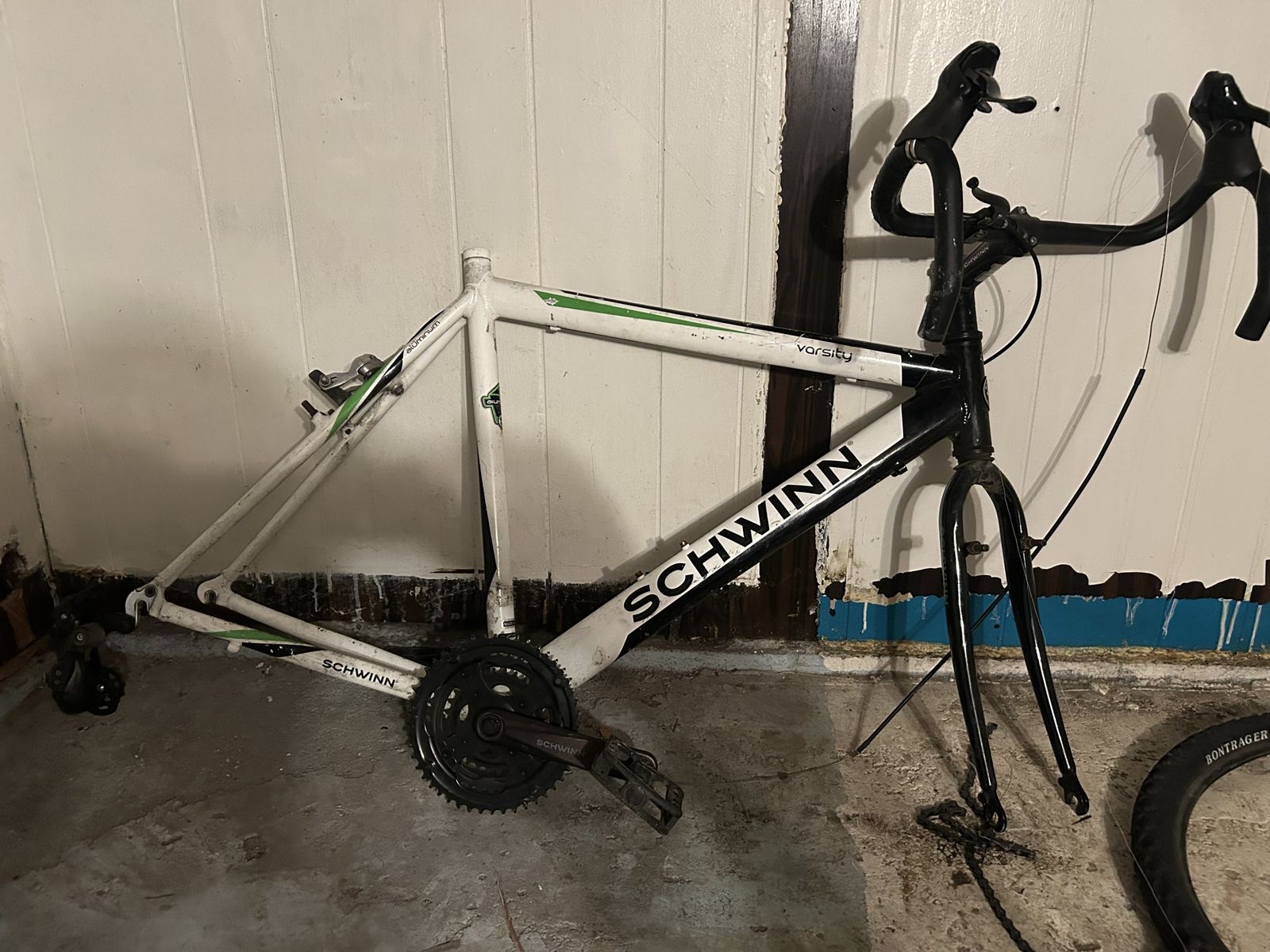 Schwinn varsity road bike frame and wheels
