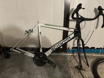 Schwinn varsity road bike frame and wheels