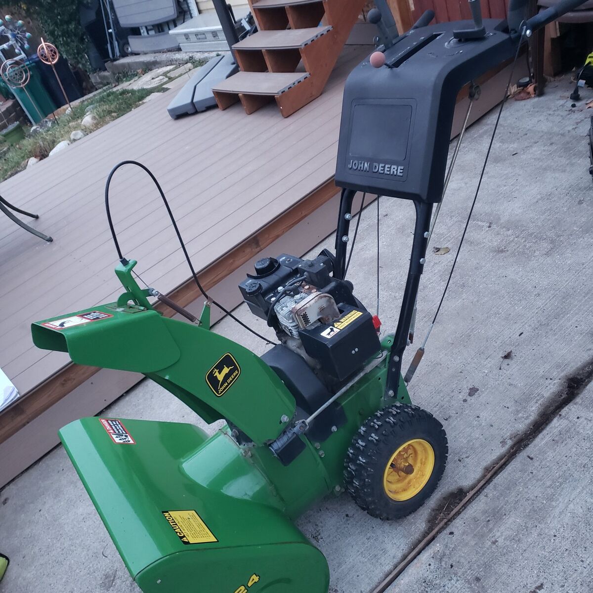 john deer snowblower