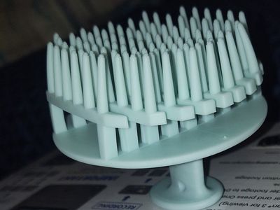 Forest of Dreams Shampoo Brush & Hair Scalp Massager - Dry/Wet Use, Silicone Bristles