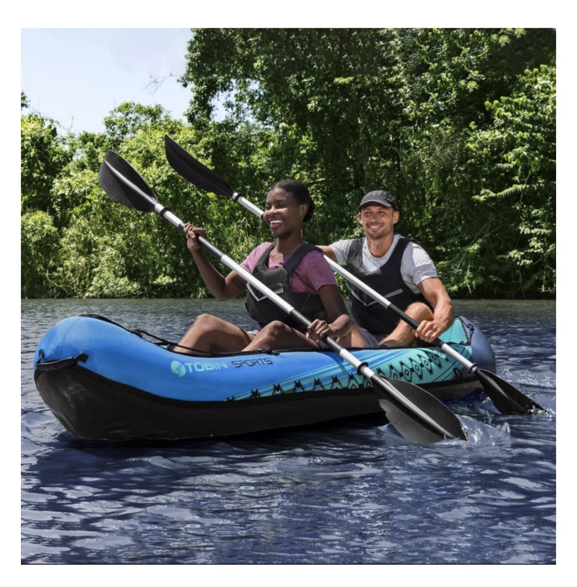 Tobin Sports wavebreak inflatable 2 person kayak