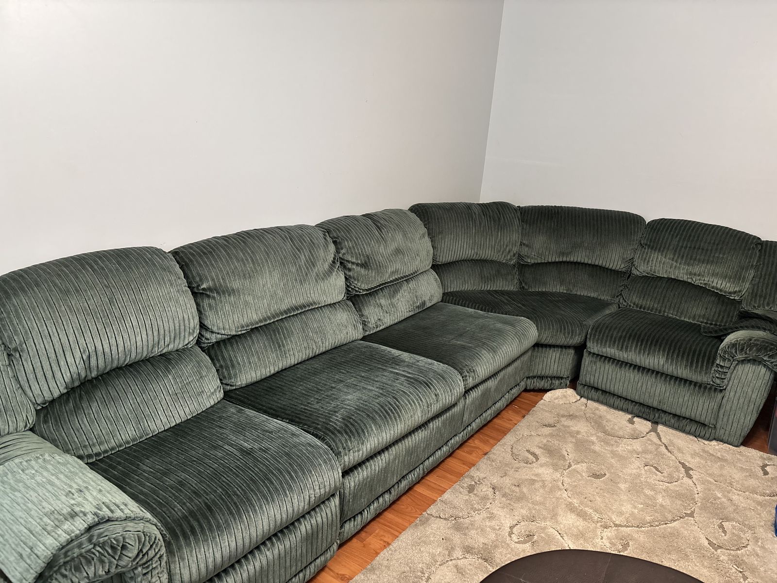 Sectional with hide a bed