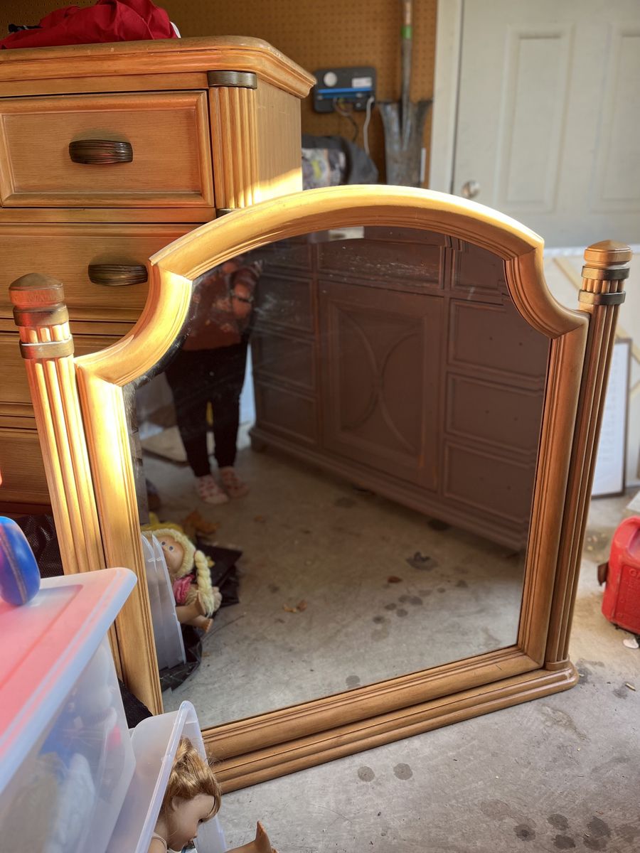 Super Large Solid Wooden Mirror | $50 OBO