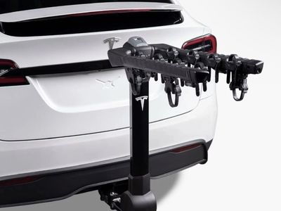 Tesla FullTilt 4 Hitch Bike Rack by Yakima - 4 Bike Capacity w/ Ski & Snowboard Option