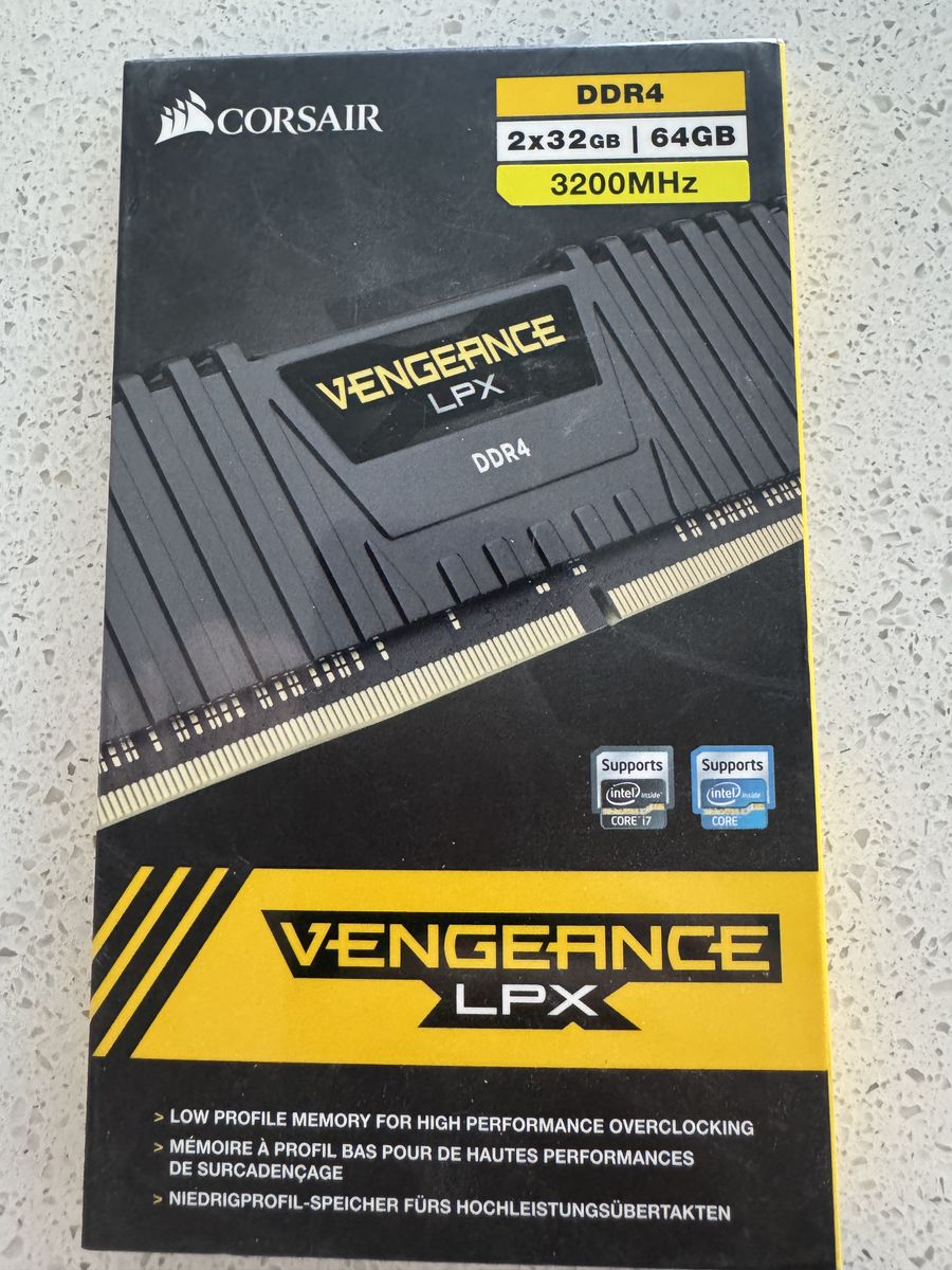 Corsair Vengeance LPX 64GB (2x32GB) DDR4 3200MHz - New Sealed