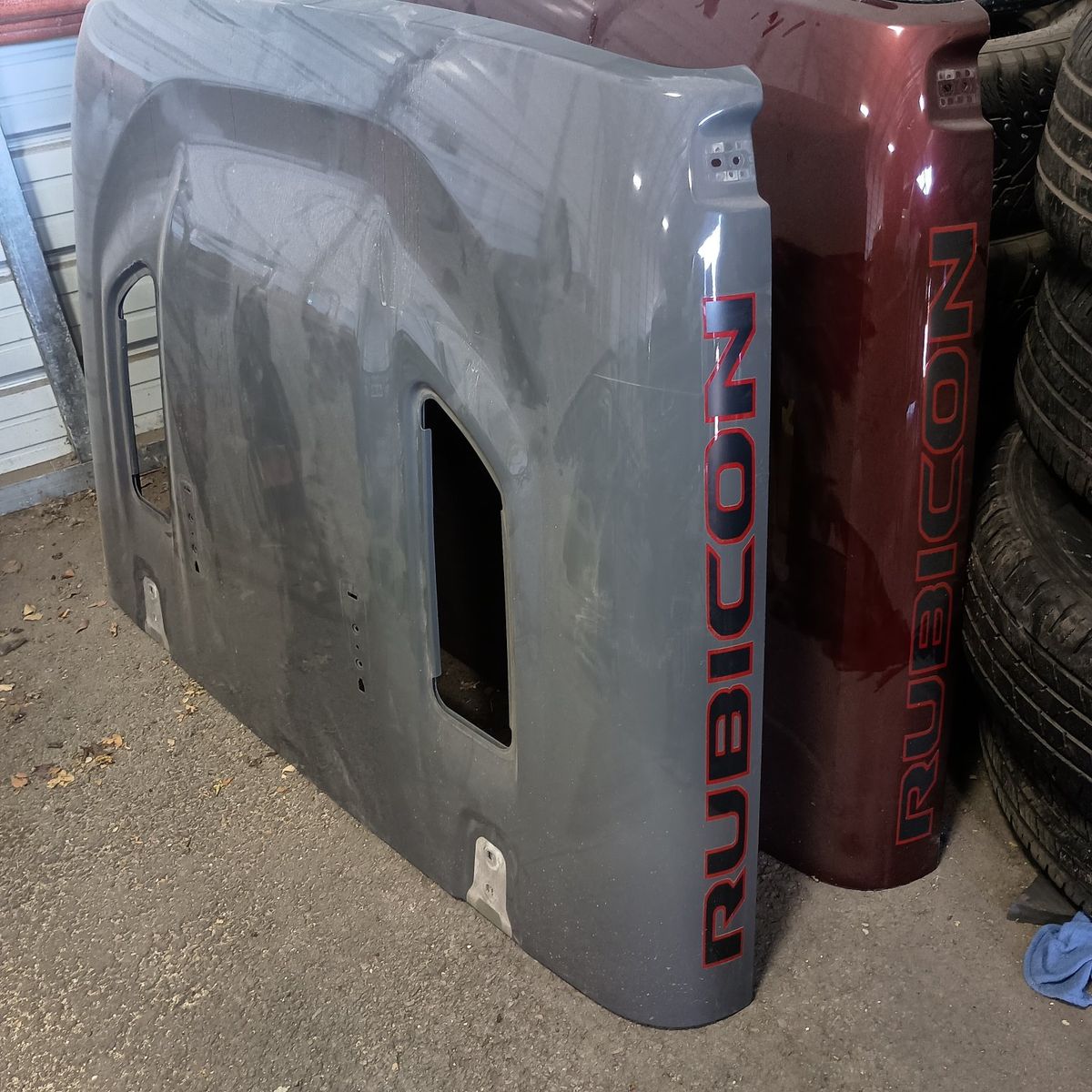 aluminum Jeep Wrangler Rubicon hoods