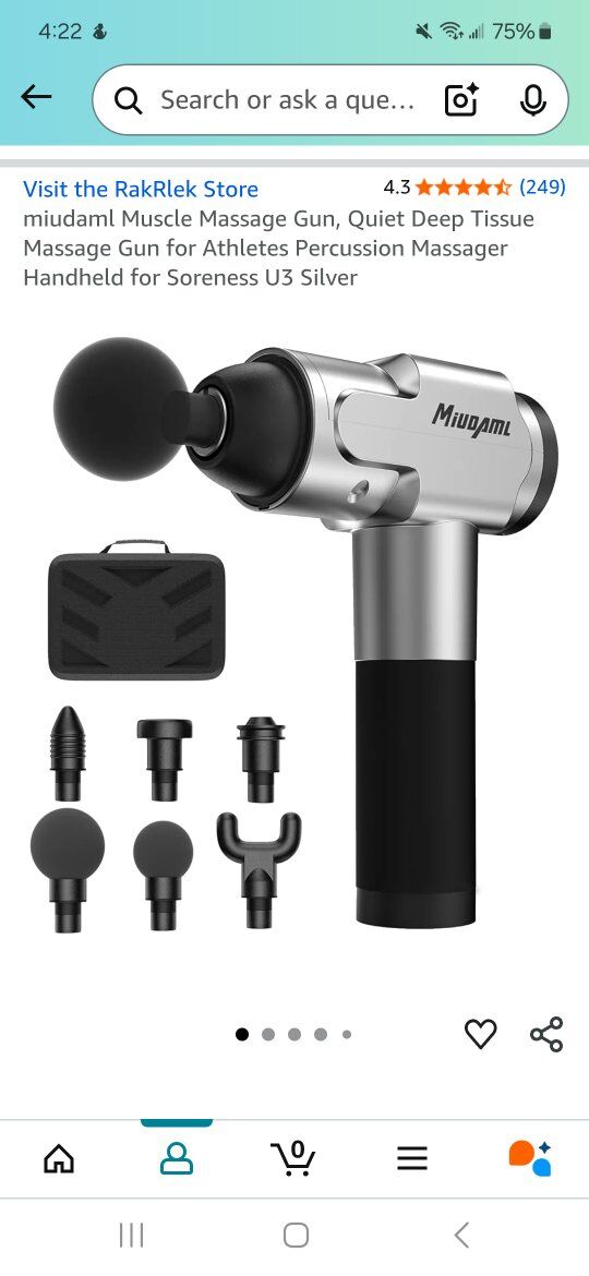 Deep Tissue Massage Gun