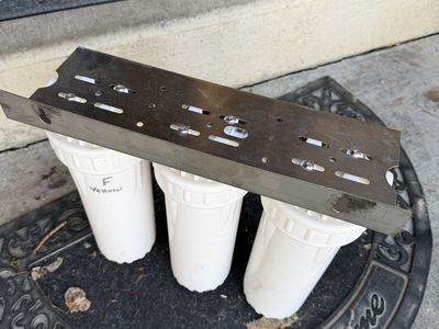 Three stage RV water Filter System