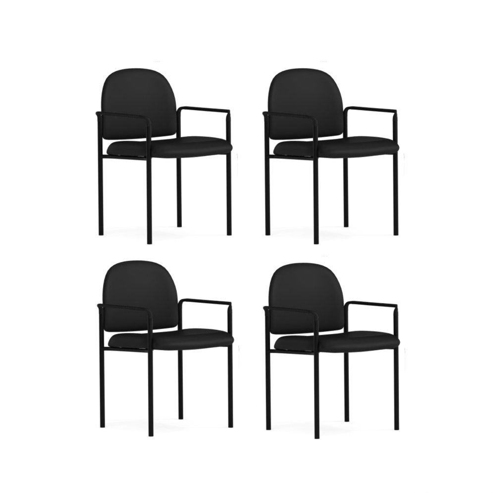 NEW- 4 Reception/Waiting Room Chairs w/Arm Rest