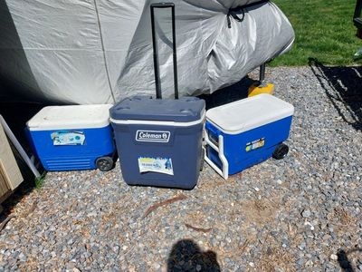 camping coolers on wheels