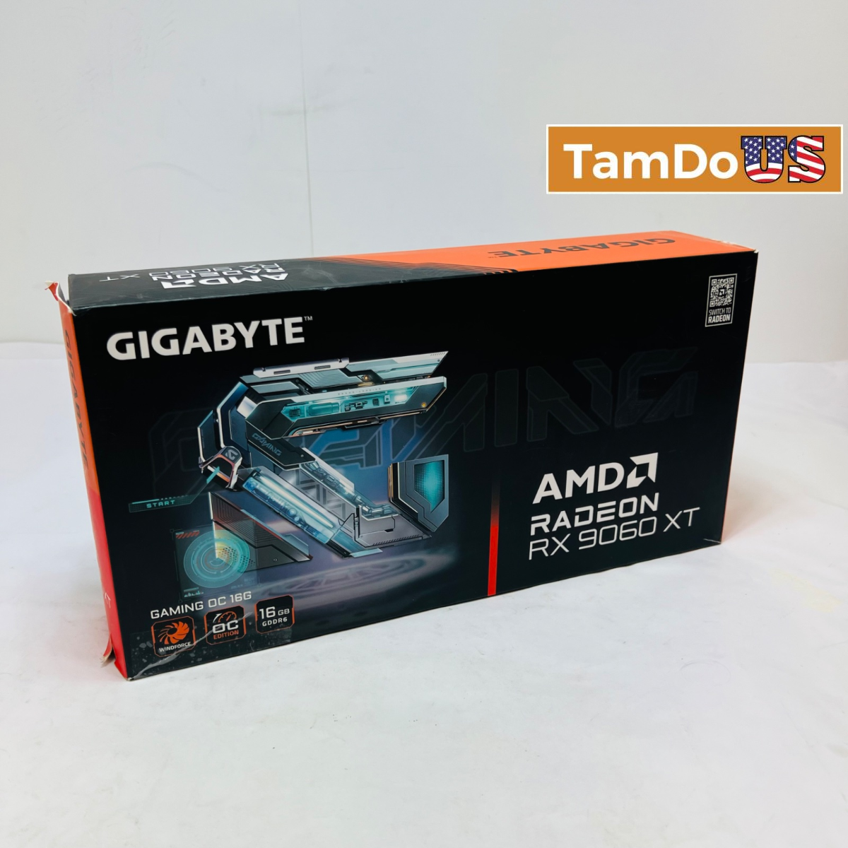 GIGABYTE - Radeon RX 9060 XT GAMING OC 16G GDDR6 PCI Express 5.0 Graphics Card