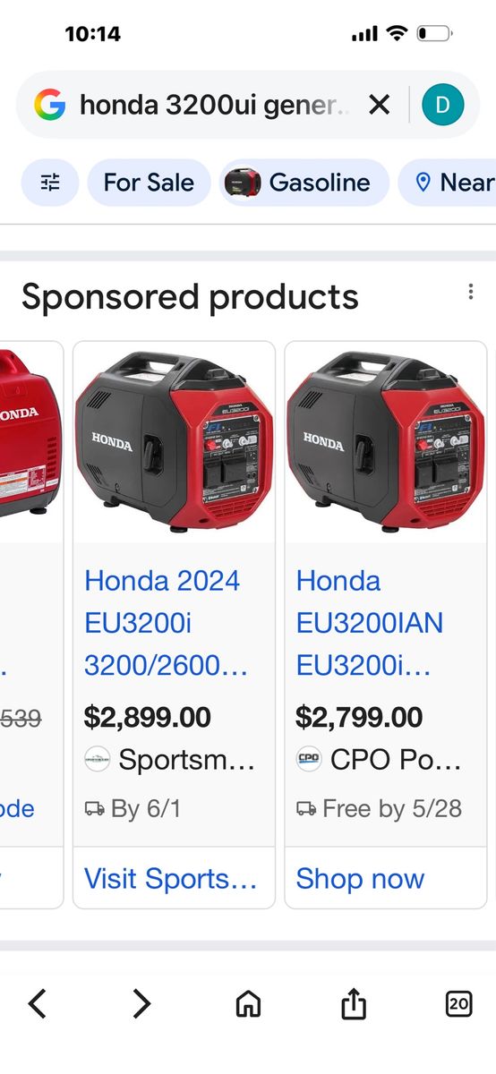 Honda 3200ui generator inverter