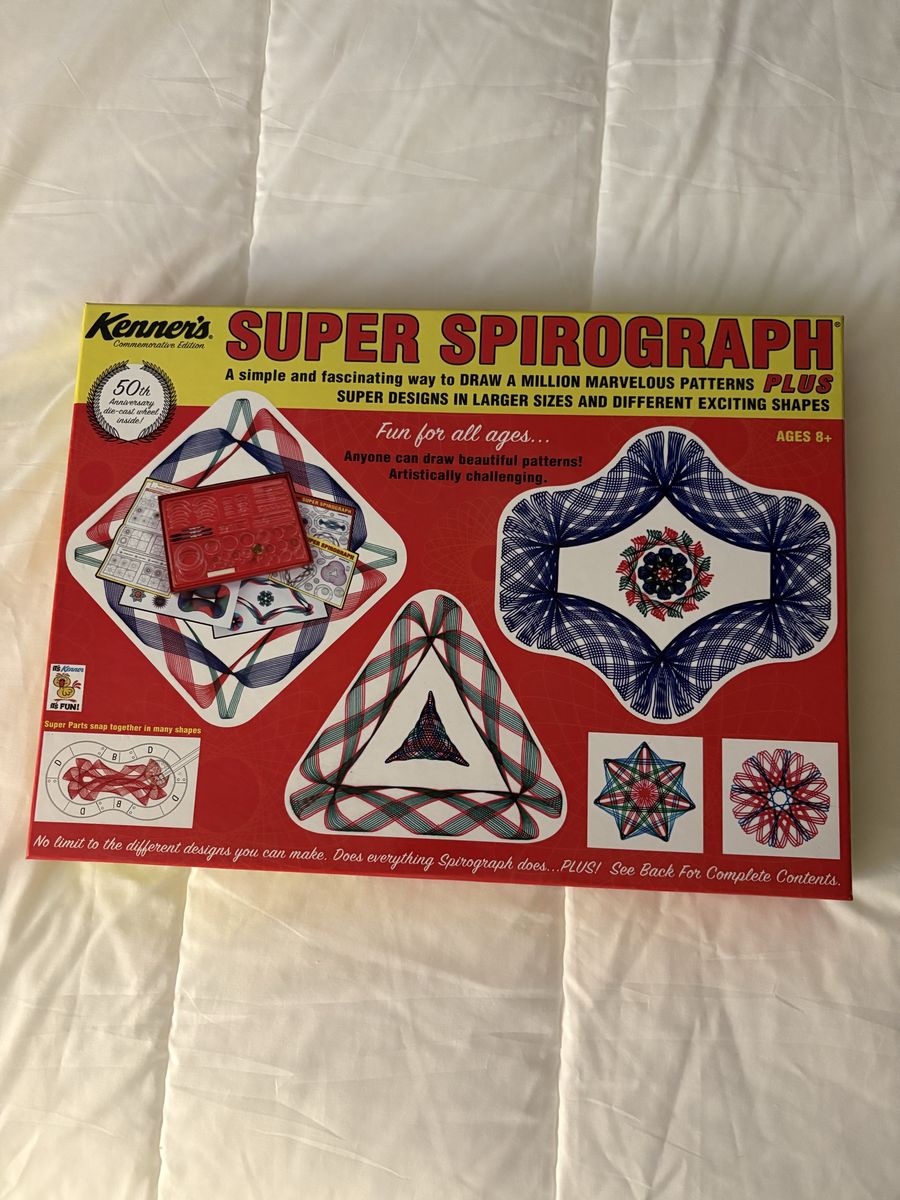 Kenner's Super Spirograph 50th Anniversary Edition Drawing Set - Ages 8+