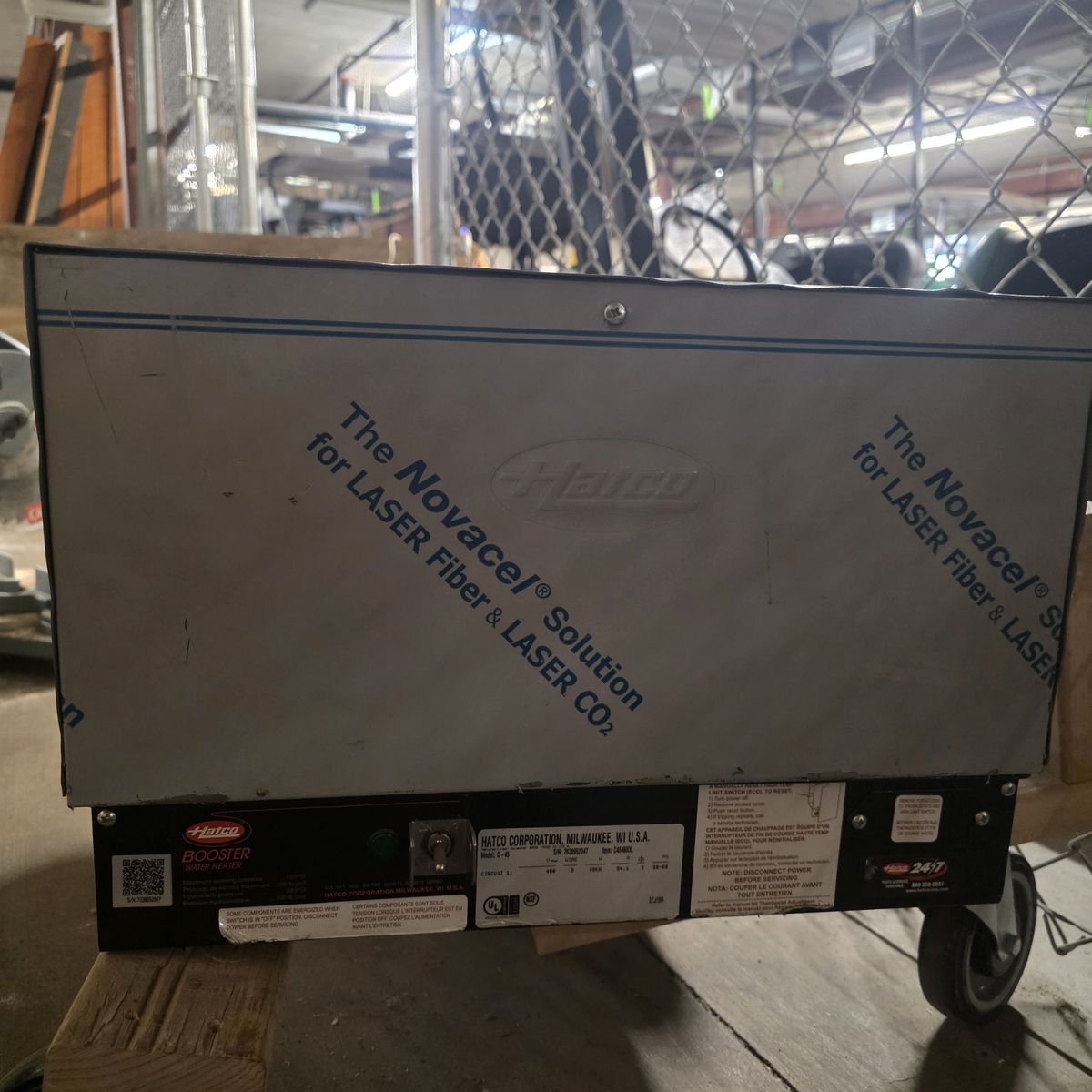 HATCO Commercial dishwasher booster heater
