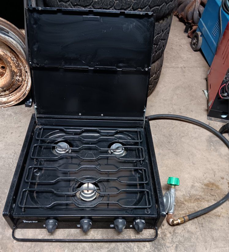 Magic Chef 3 Burner RV Stove Propane Cooktop Stove
