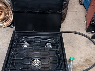 Magic Chef 3 Burner RV Stove Propane Cooktop Stove