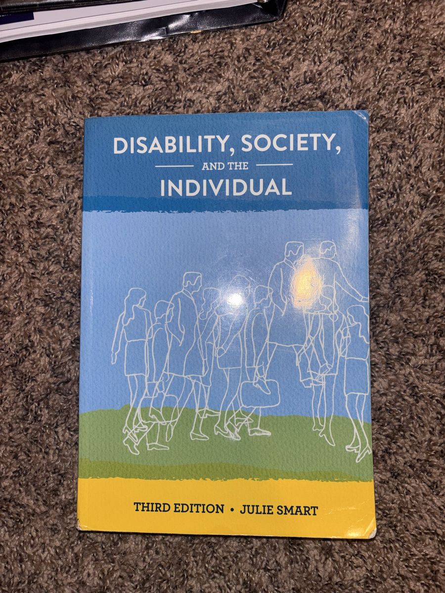 Disability, Society, and the Individual (3rd Edition) by Julie Smart – College Textbook