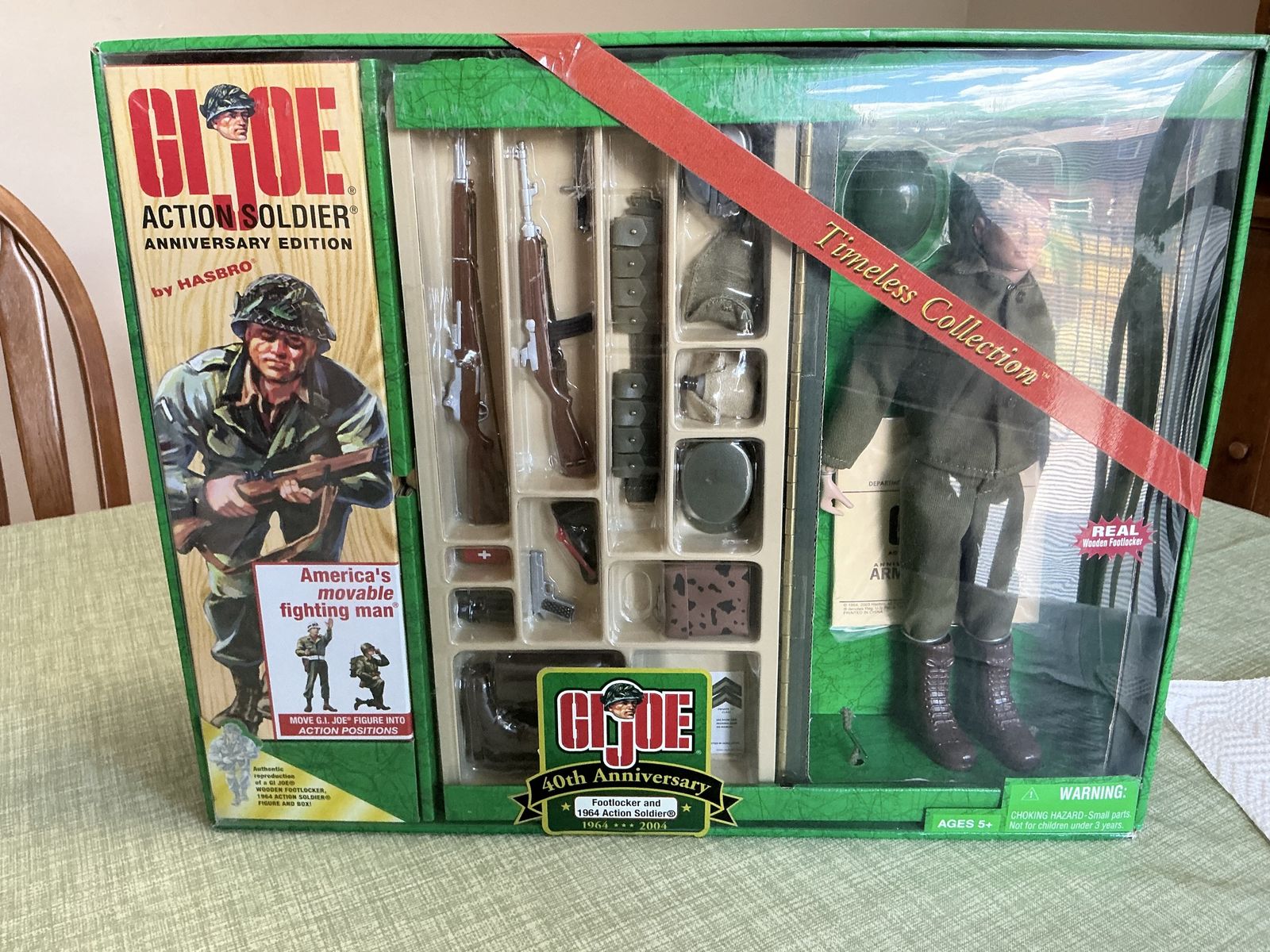 Hasbro G.I. Joe 40th Anniversary Footlocker and 1964 Action Soldier Set