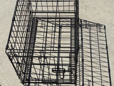 Small dog crate kennel folding wire type