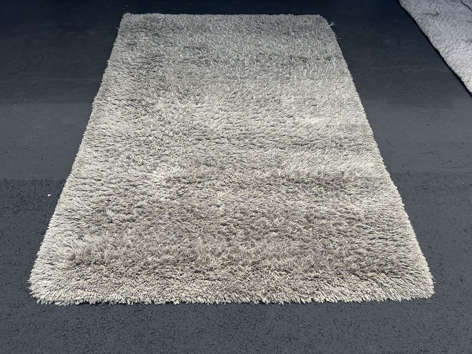 Gray Shag Area Rug