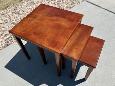 Wooden Nesting Tables