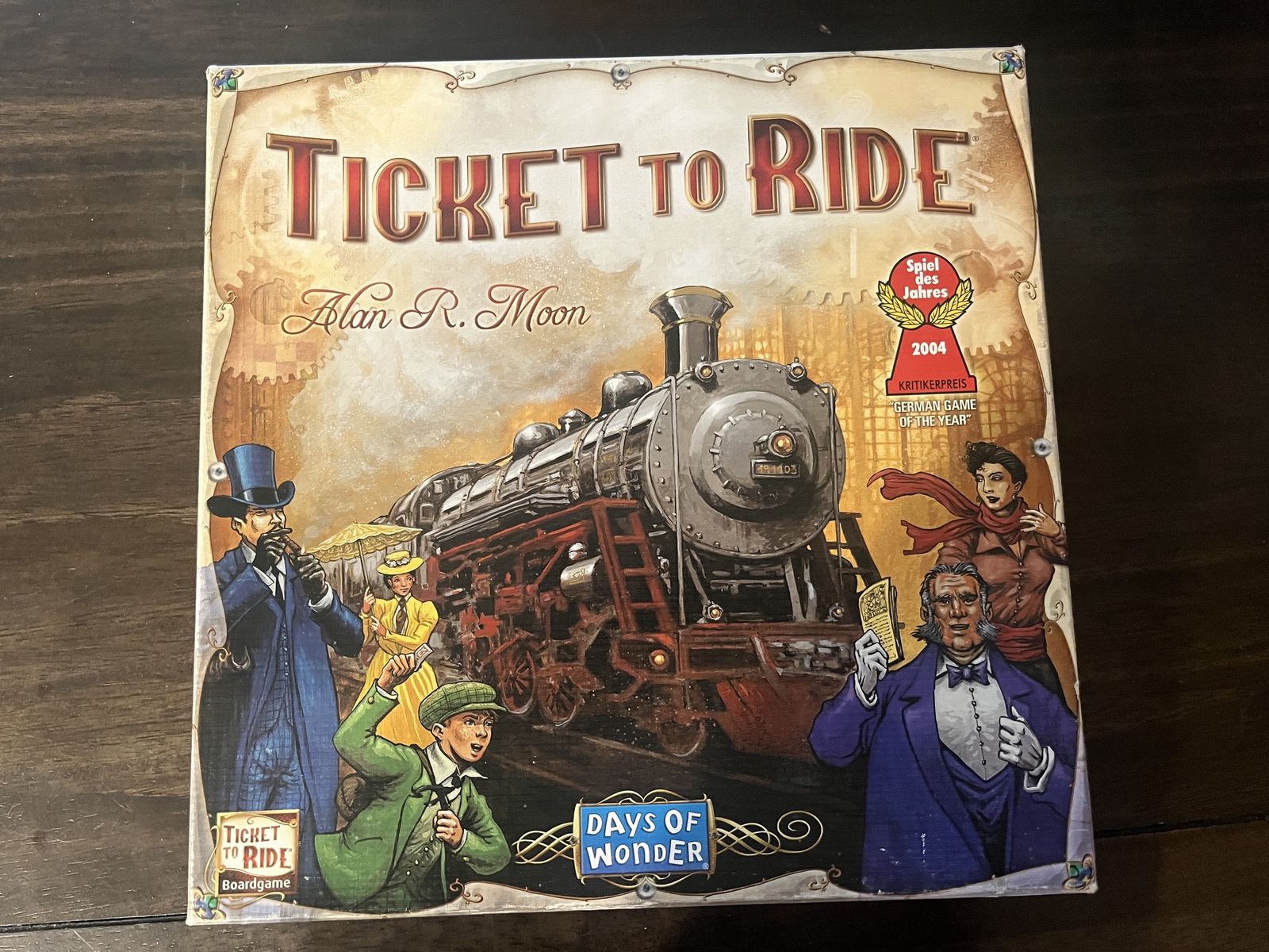 Days of Wonder Ticket to Ride Board Game Cross-Country Train Adventure