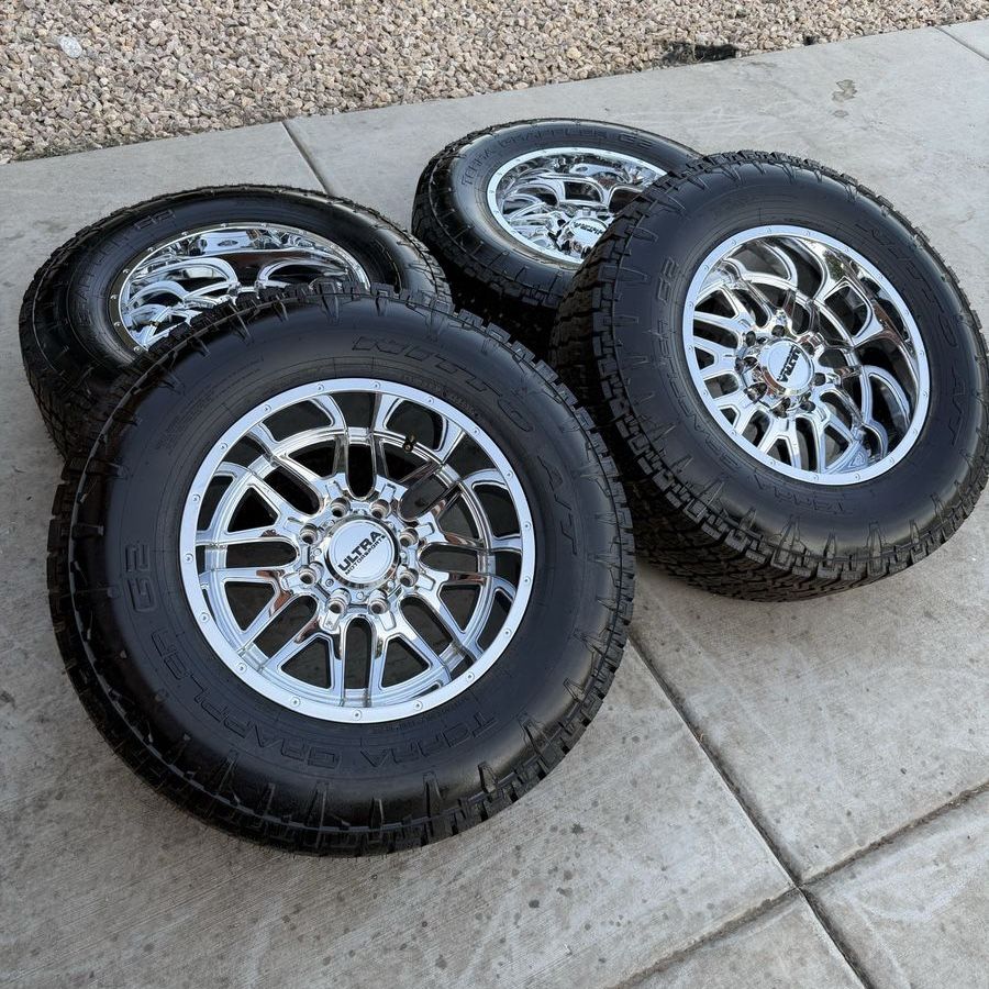 Brand new 20” ultra Motorsports wheels and 37” tires