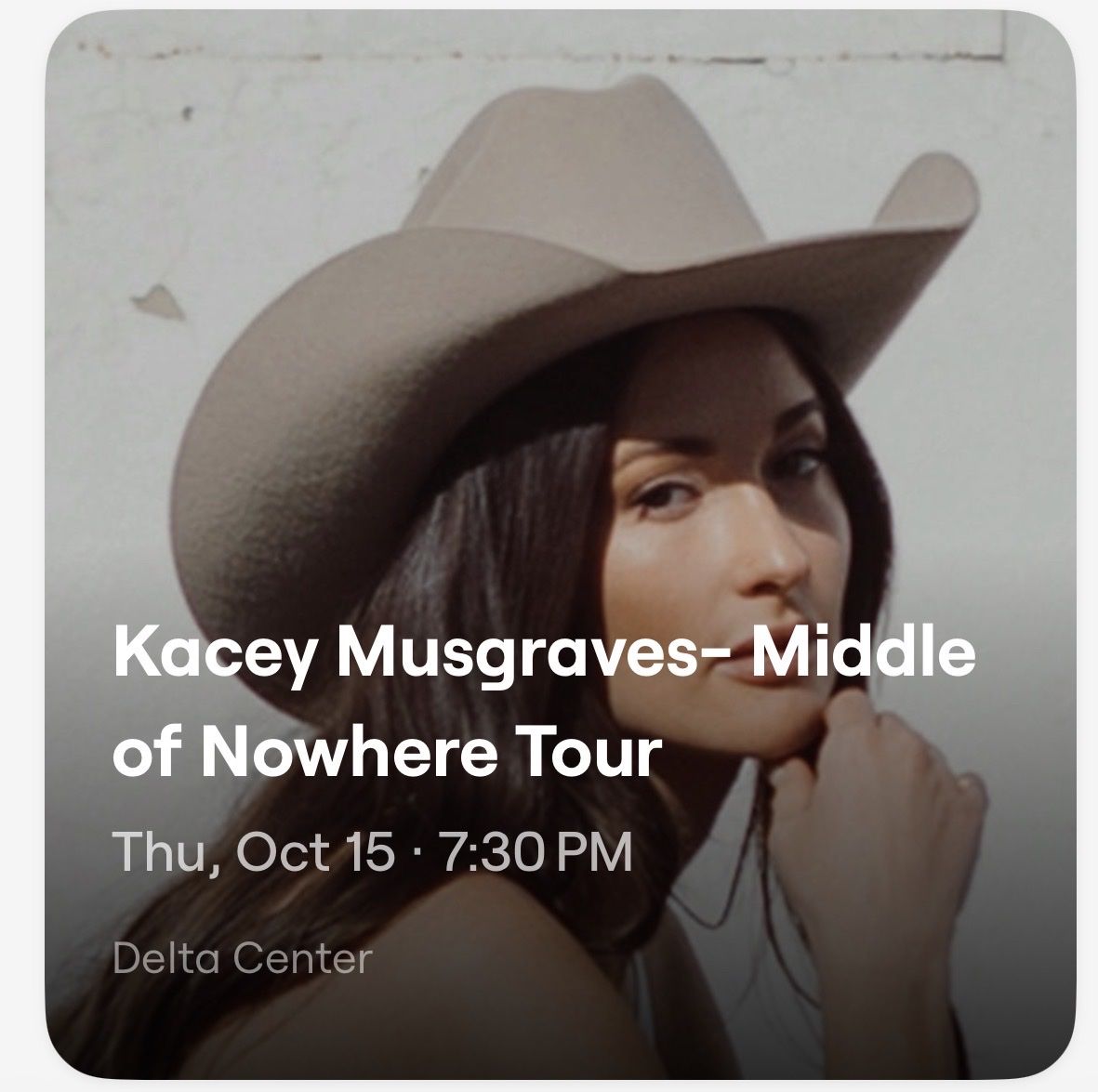 Kacey Musgraves Tickets - Oct 15th