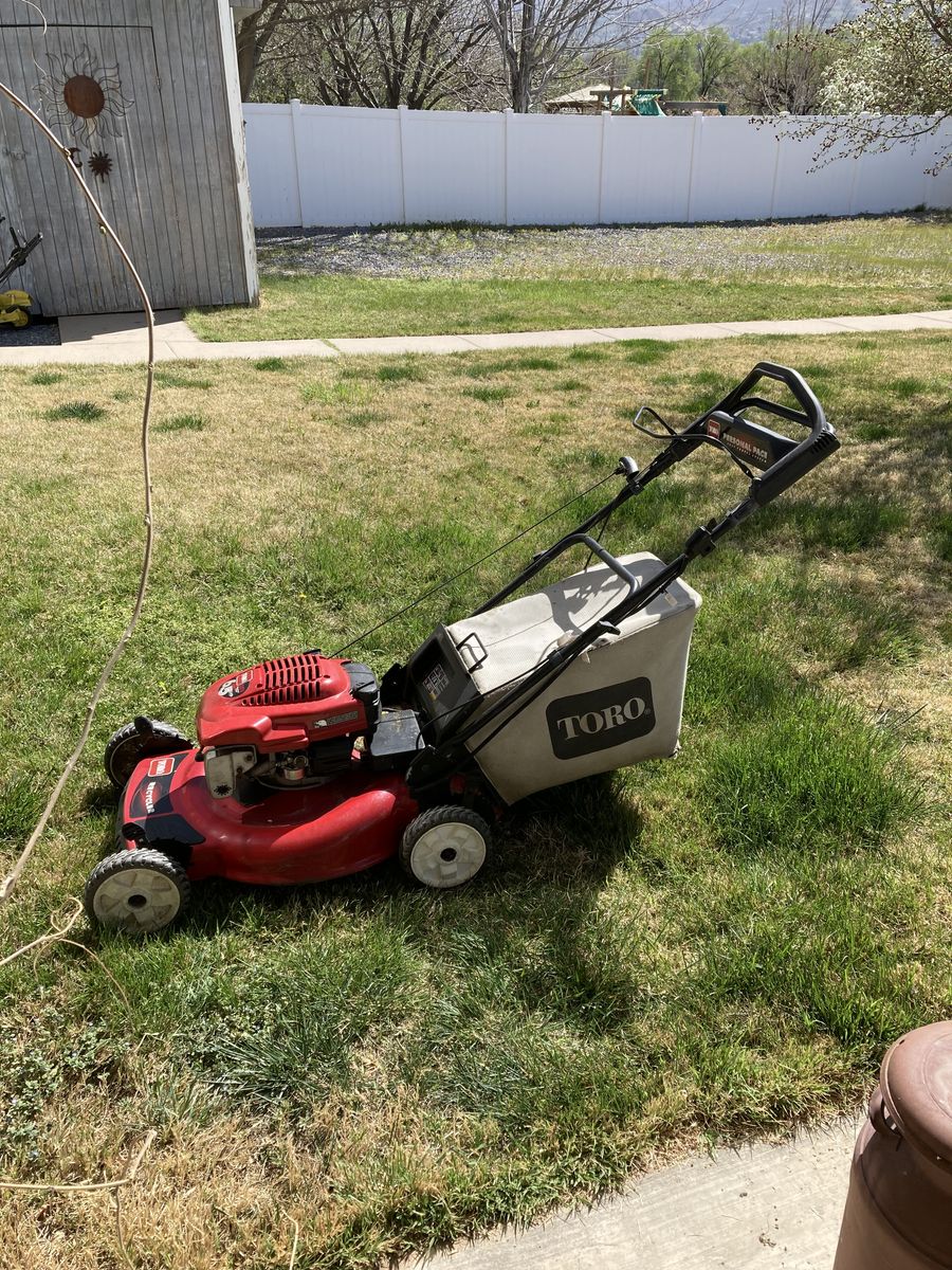 Toro self-propelled lawnmower