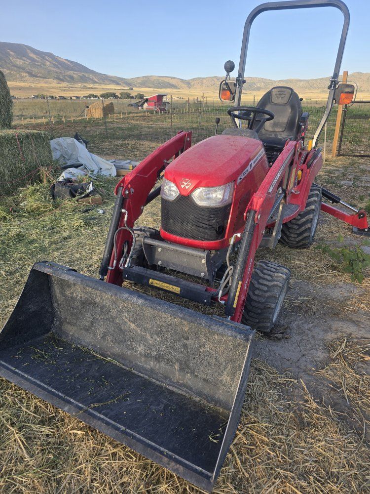 Massey Ferguson 1725M Tractor with Backhoe and Loader