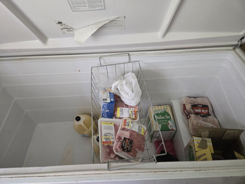 Large Chest Freezer - White, Spacious Storage