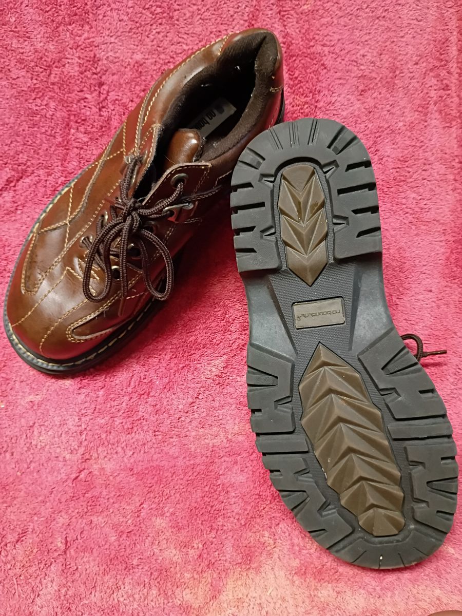 No Boundaries Men's Brown Casual Lug Sole Oxfords Size 9