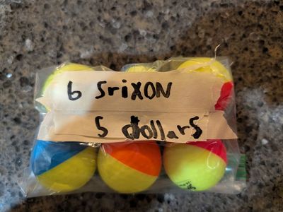 6 srixons for 5 dollars (Used)