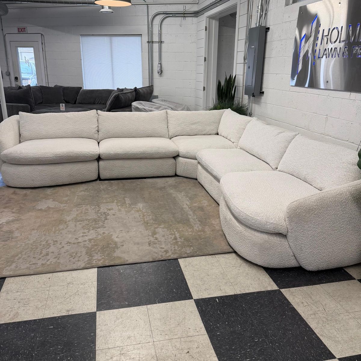 COSTCO HOLLEY 5-PIECE MODULAR FABRIC SECTIONAL!!
