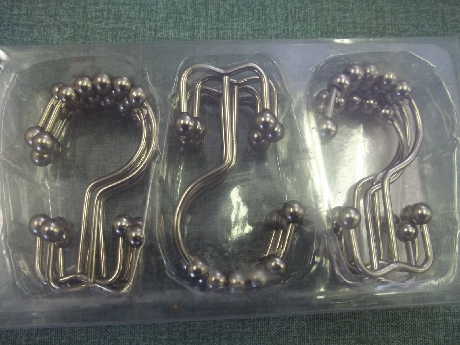 Double Glide Ball Hooks in Brushed Nickel