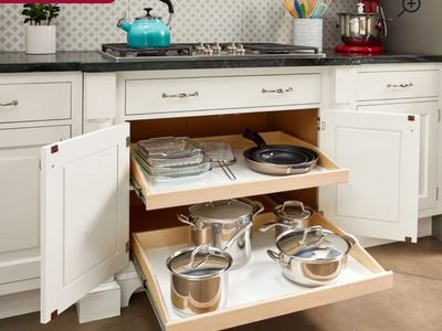 2 Pull out cabinet organizer 28.5w, new