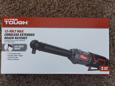 New Hyper Tough Cordless Ratchet w/ Extended Neck