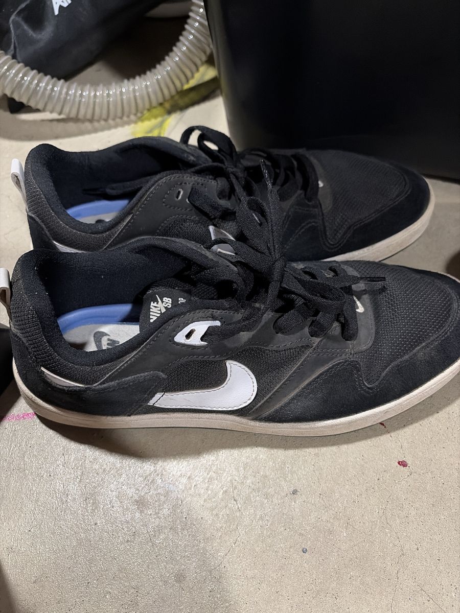 Nike SB Chron 2 Black/White Skate Shoes - Men's US 8.5