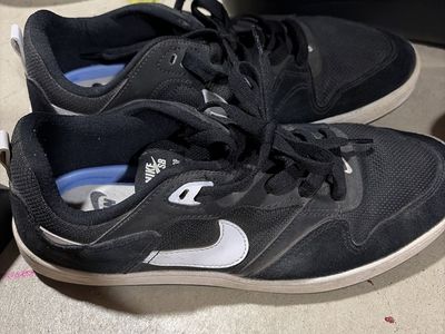 Nike SB Chron 2 Black/White Skate Shoes - Men's US 8.5