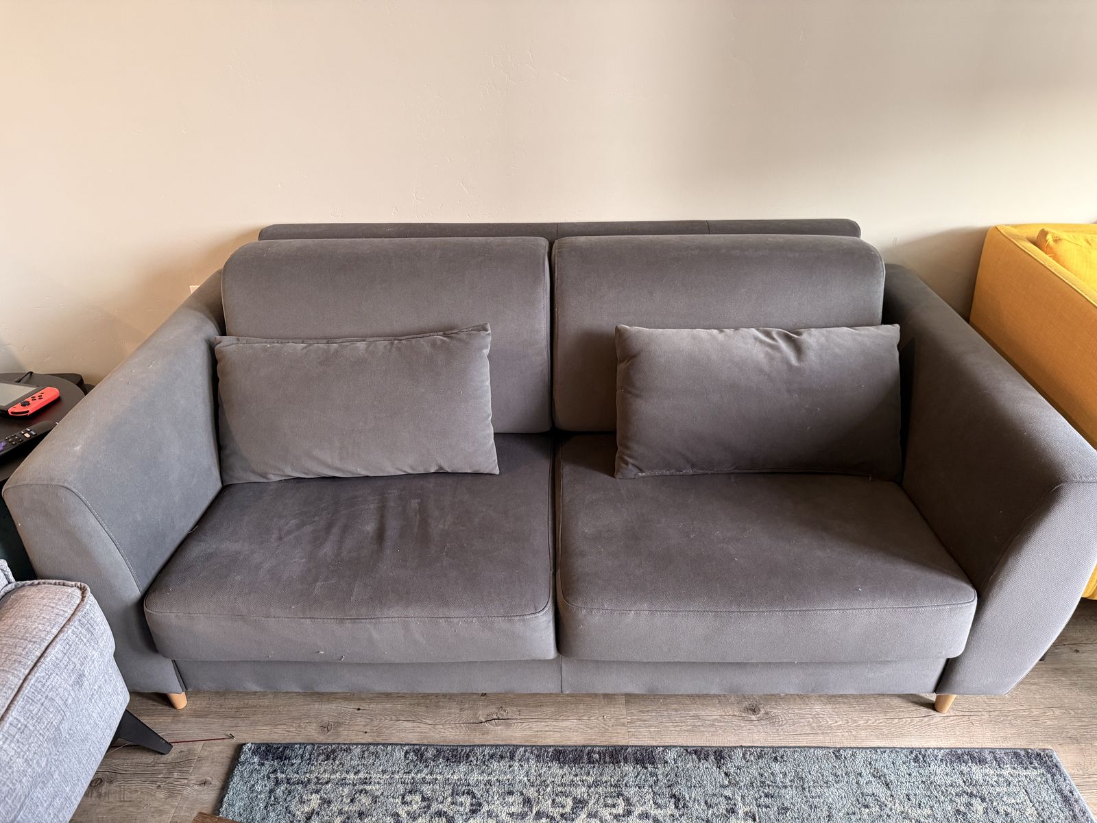 Gray Loveseat