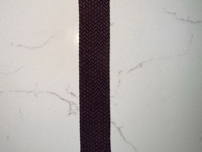 41mm Plum Braided Solo Loop - Size 5