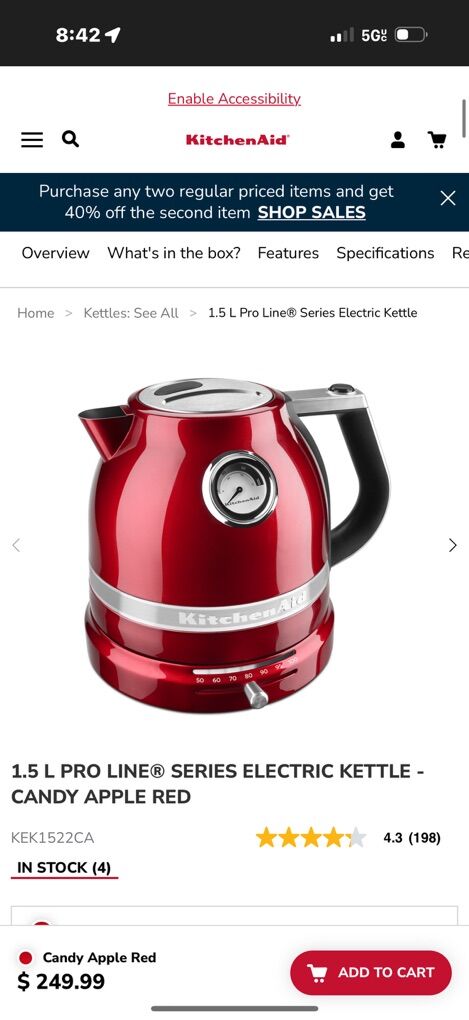 Kitcheaid Kettle
