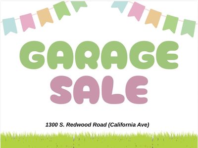 Garage Sale at 1300 S. Redwood Road (California Ave) Salt Lake City, Utah