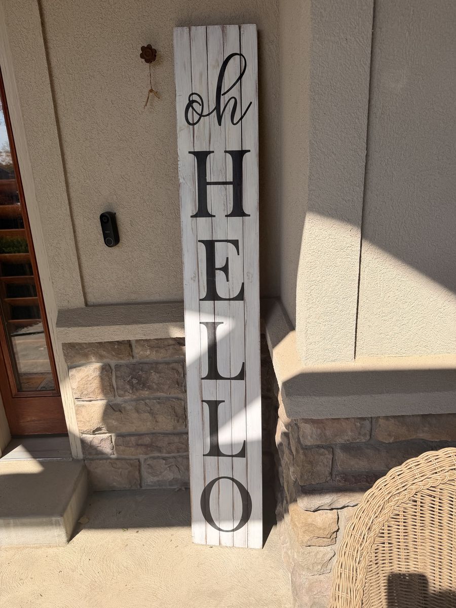Front Porch Sign