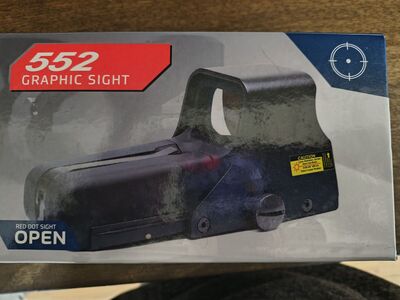 552 Graphic gun sight (red dot holograph)