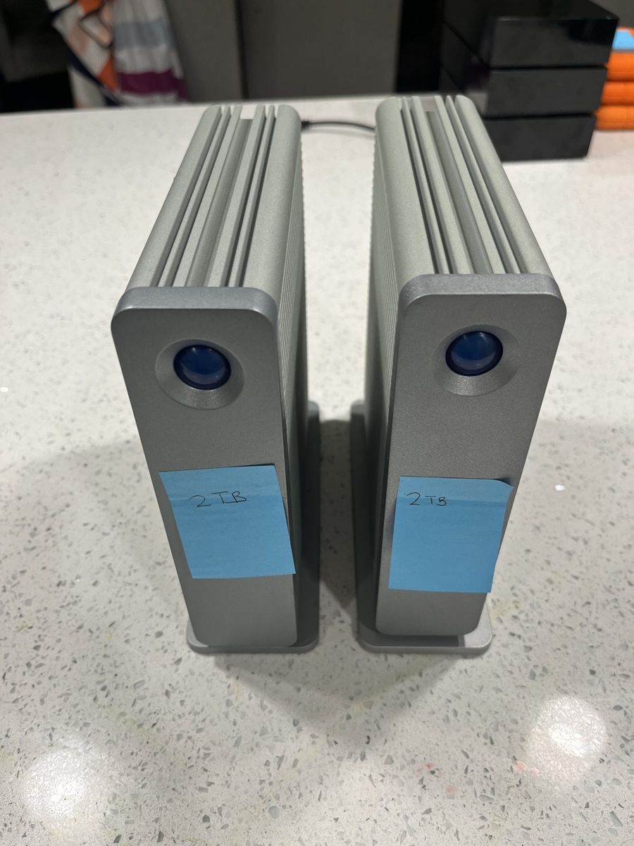 LaCie d2 Quadra V3C 2TB USB 3.0 FireWire 800 eSATA - Two Available
