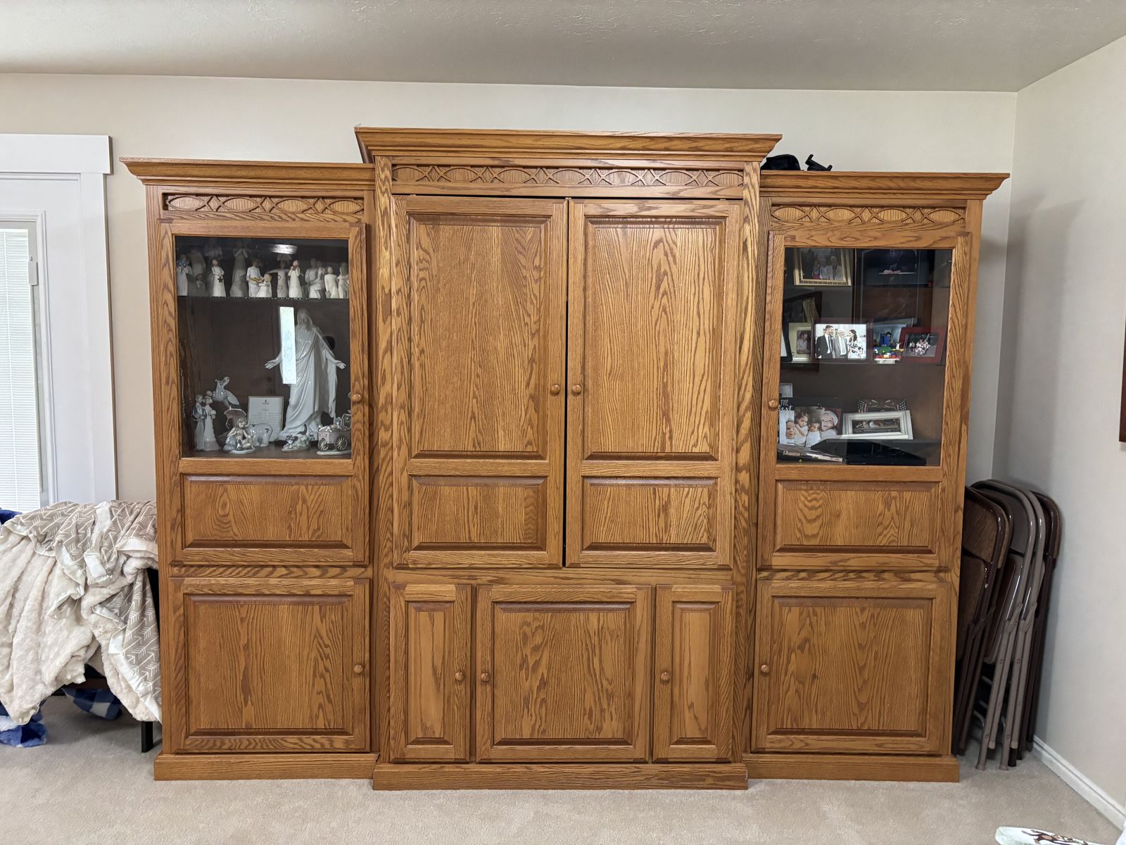 Oak Entertainment Center 