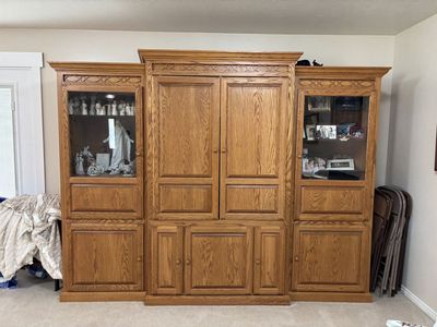 Oak Entertainment Center